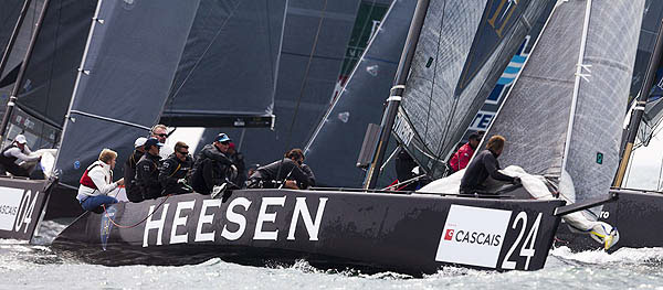 Day 2 of the RC44 Cascais Cup 2012, Portugal. Photo copyright Guido Trombetta for Studio Borlenghi.