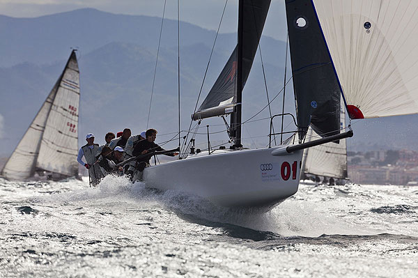 Loano, 12/04/12. Robertissima, during the Audi Sailing Series Melges 32 Practice Race. Photo copyright Stefano Gattini for Studio Borlenghi and BPSE.