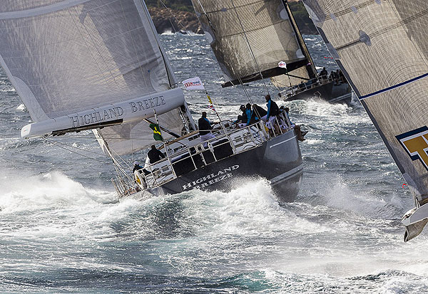 Ben Kolff's Highland Breeze, during the Rolex Swan Cup 2012. Photo copyright, Rolex and Carlo Borlenghi.