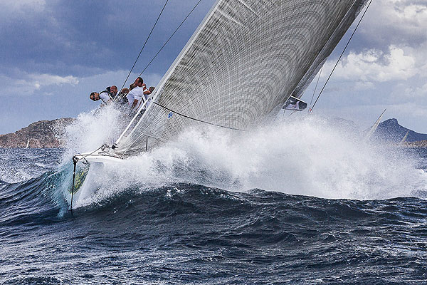 Peter Lerbrandt's Vertical Smile, during the Rolex Swan Cup 2012. Photo copyright, Rolex and Carlo Borlenghi.