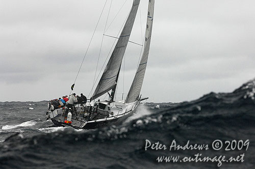 Rob Hanna's TP52 Shogun, offshore Sydney during the Rolex Trophy Ratings Series 2009. Photo copyright Peter Andrews, Outimage Australia.