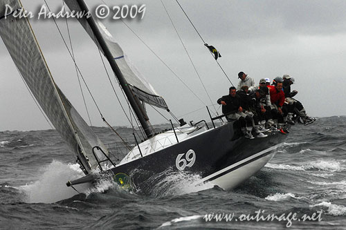 Rob Hanna's TP52 Shogun, during the Rolex Trophy Ratings Series 2009. Photo copyright Peter Andrews, Outimage Australia.