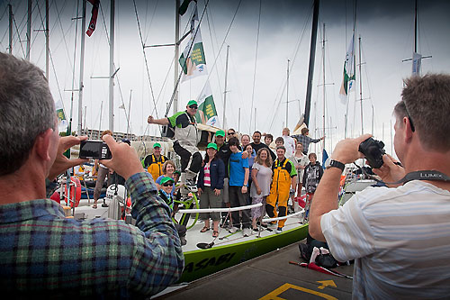 Last photos as Bruce McKay's Wasabi readies for the race start. Photo copyright Rolex and Daniel Forster.